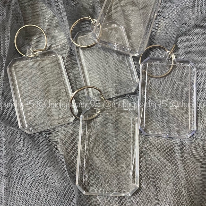 Keyring/Keychain/Móc khoá in ảnh mix dây charm dễ thương cùng dây chữ thay tên theo yêu cầu handmade