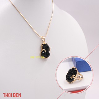 Bộ tỳ hưu cao cấp thời thượng, sang trọng màu đen - TH01