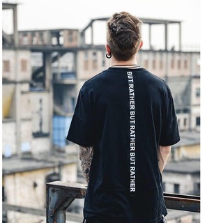 Áo thun T Shirt But Rather Sọc Lưng đen ATT210 Có 3 Màu Đen, Trắng, Nâu - Phong Cách Street Style Chất Cotton Thoáng Mát