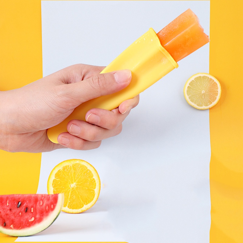 Set 4 khuôn silicon làm kem que hình ngôi sao có thể tái sử dụng