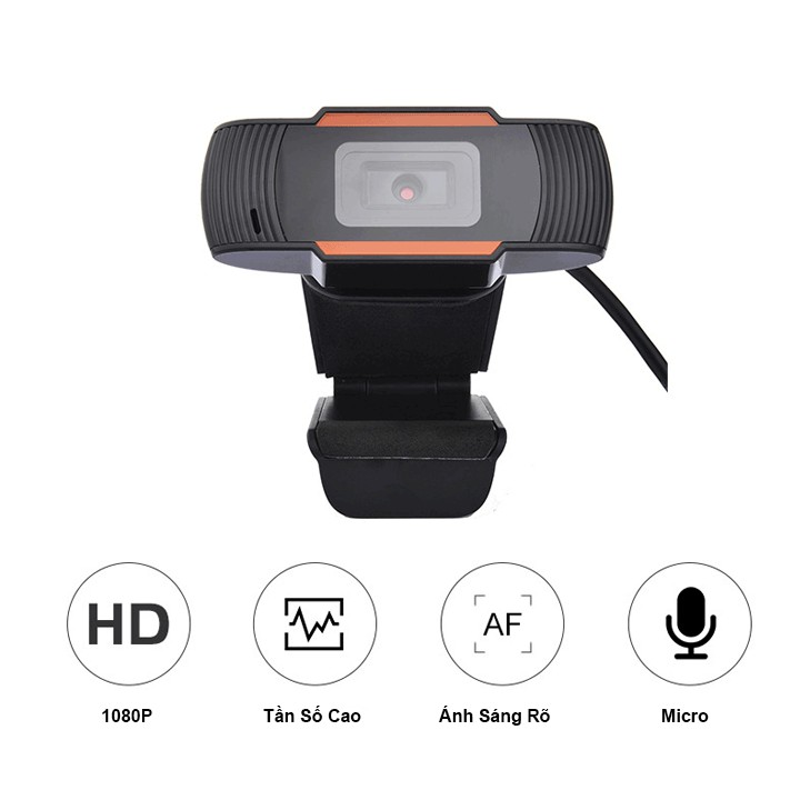 Webcam máy tính học tập chất lượng 720P tích hợp micro Camera máy tính PC học tập 720P