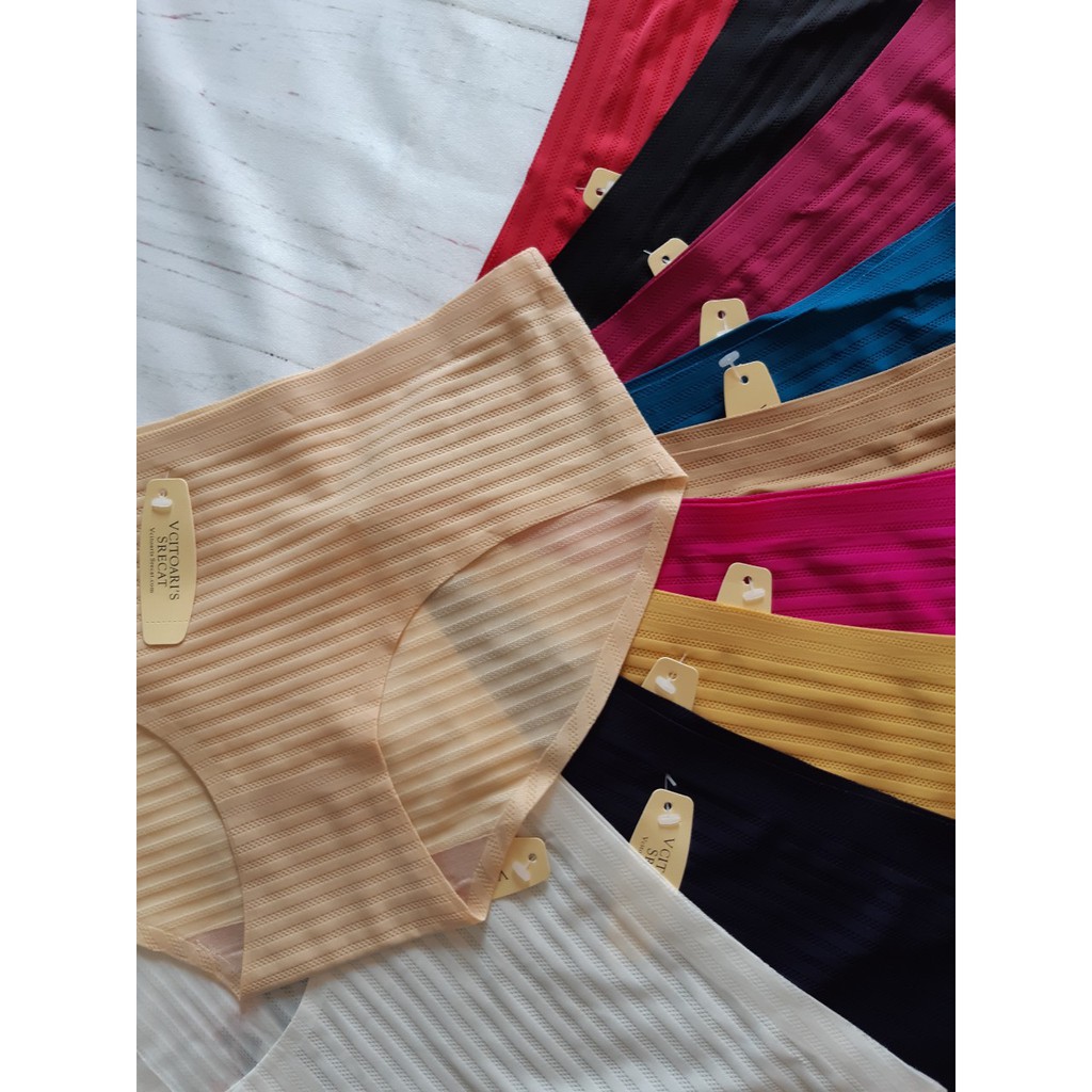 [Mã FAMAYWA2 giảm 10K đơn 50K] Quần Lót Nữ - 5 Quần Su Sọc Không Đường May Lưng Cao - Mã 1024 | BigBuy360 - bigbuy360.vn