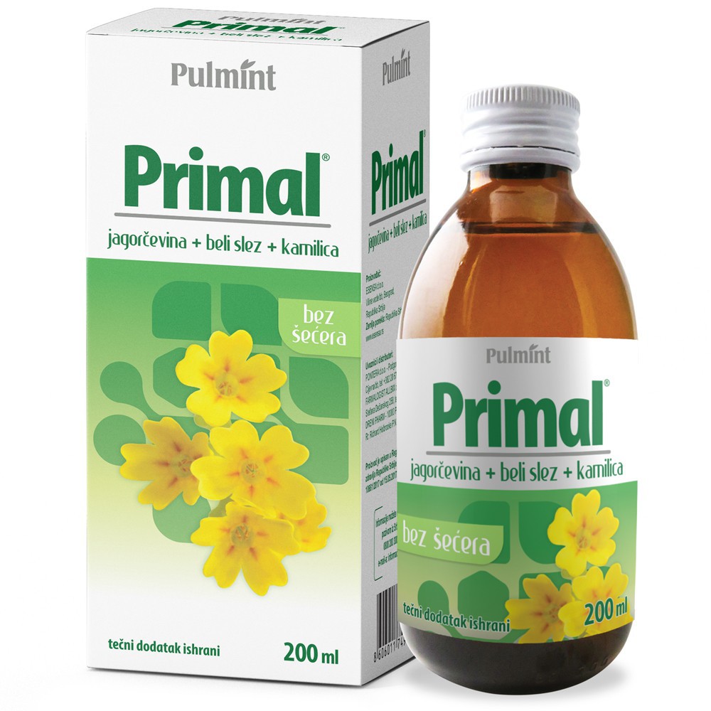 Siro Giảm Ho Không Đường Primal Syrup - Phù Hợp Với Người Tiểu Đường 150gr