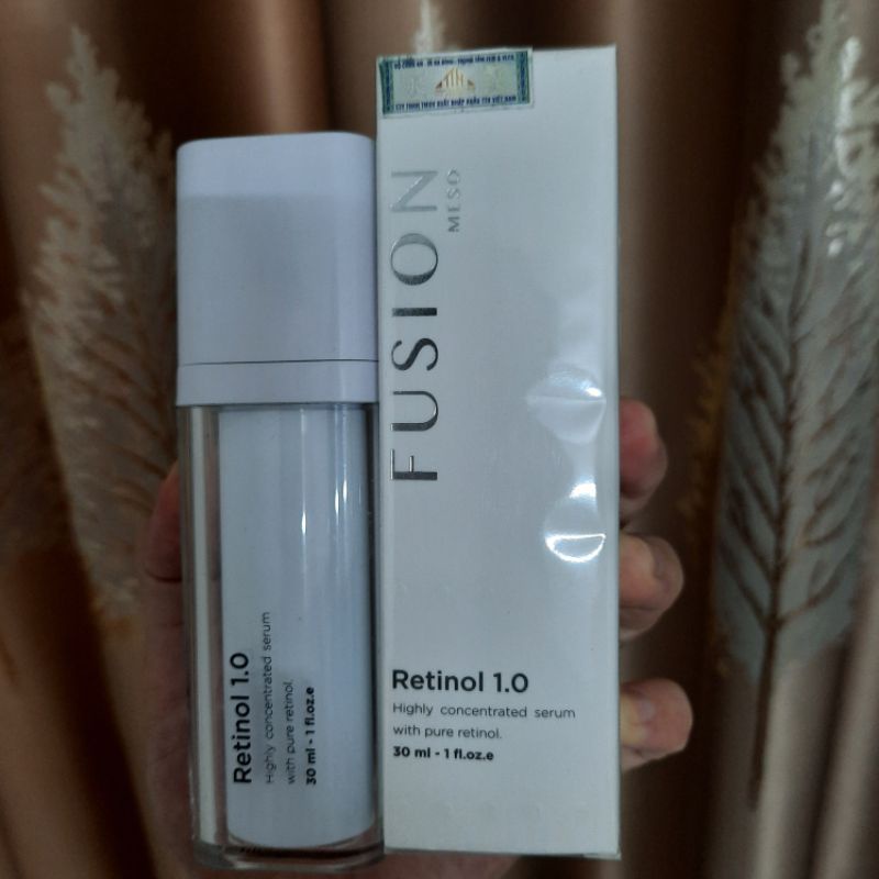 Retinol Fusion 1.0 Tinh Chất Đẩy Lùi Lão Hóa Trẻ Hóa Làn Da 30ml