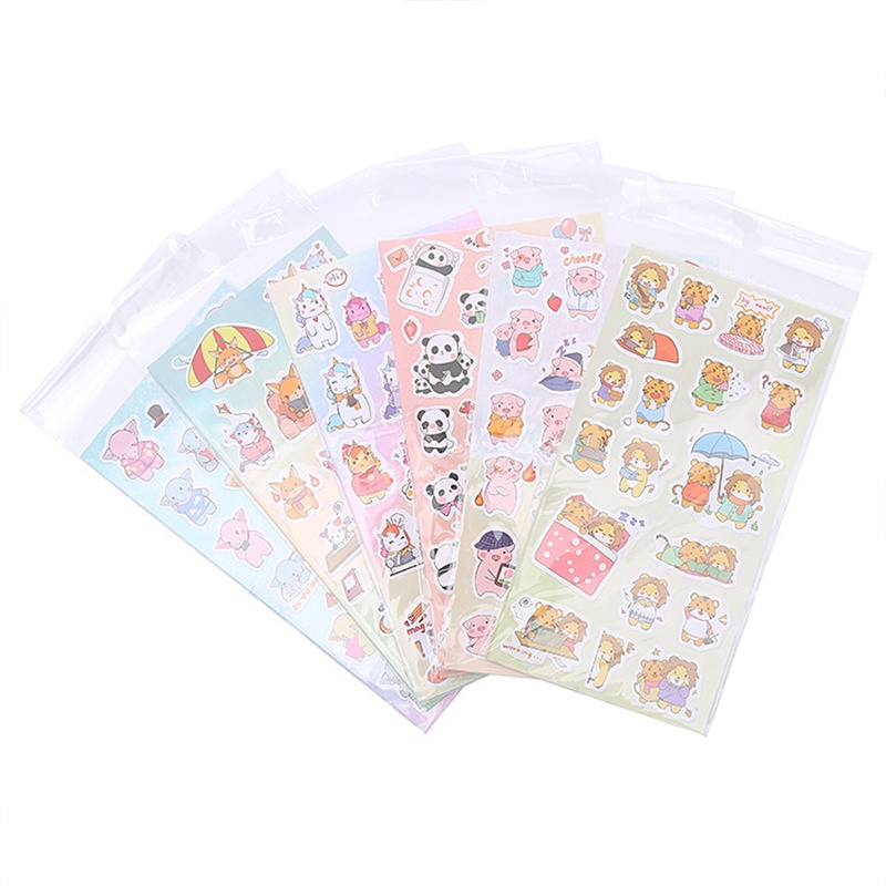 Sticker Dán Trang Trí Sổ Tay DIY Họa Tiết Hoạt Hình Dễ Thương Sáng Tạo Dành Cho Học Sinh
