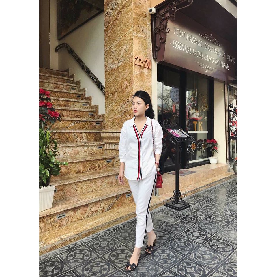 Áo sơ mi dáng dài Zara