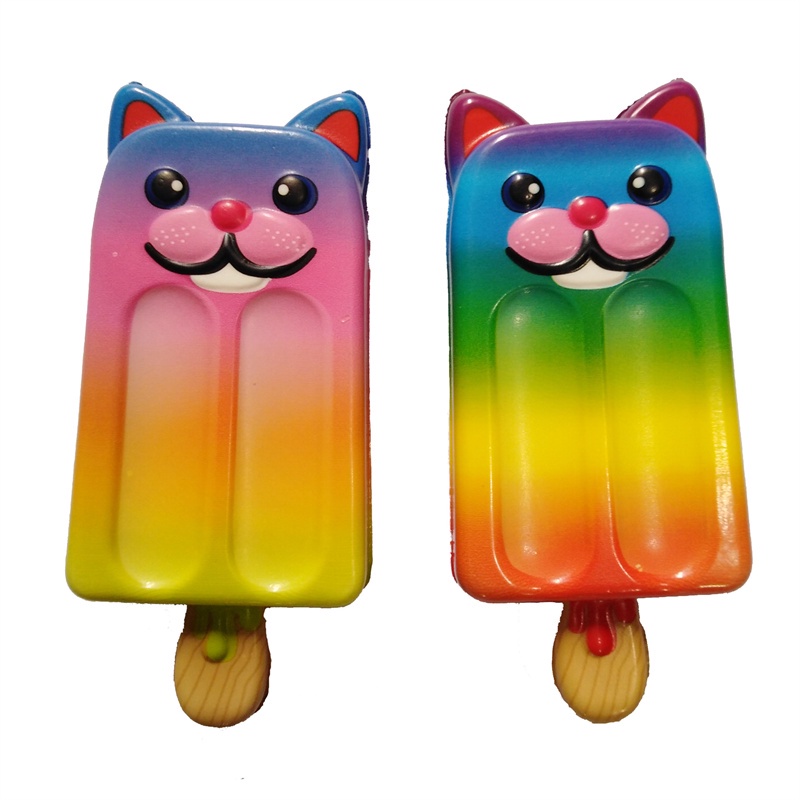Đồ chơi xốp squishy giảm stress hình cây kem ốc quế dễ thương cho bé