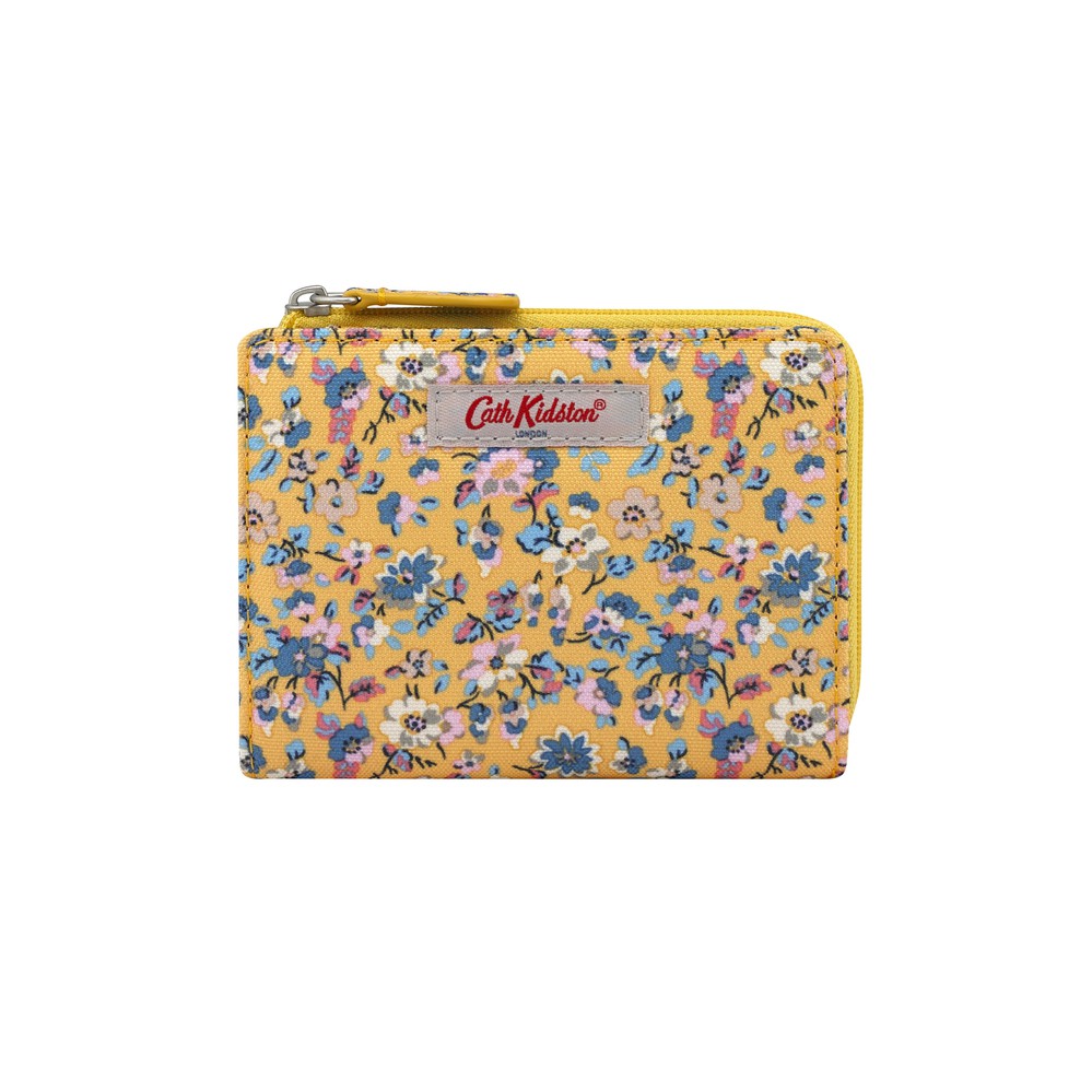 Cath Kidston - Ví cầm tay Slim Pocket Purse Woodland Ditsy - 982979 - Deep Yellow