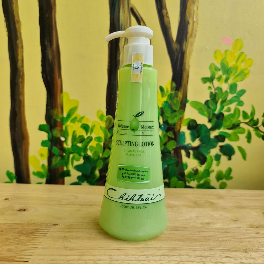 Gel tạo kiểu tóc xoăn 250ml hãng Chit sai - Sculpting Lotion Olive