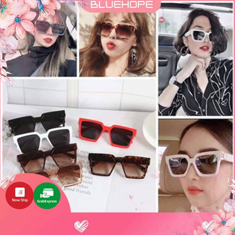 [Mã FARSSTGRE giảm 5K đơn bất kỳ] [HOT- ITEM- 6 màu] Kính Hot Girl nhiều màu siêu sang chảnh mới nhất 2020 (2.6)