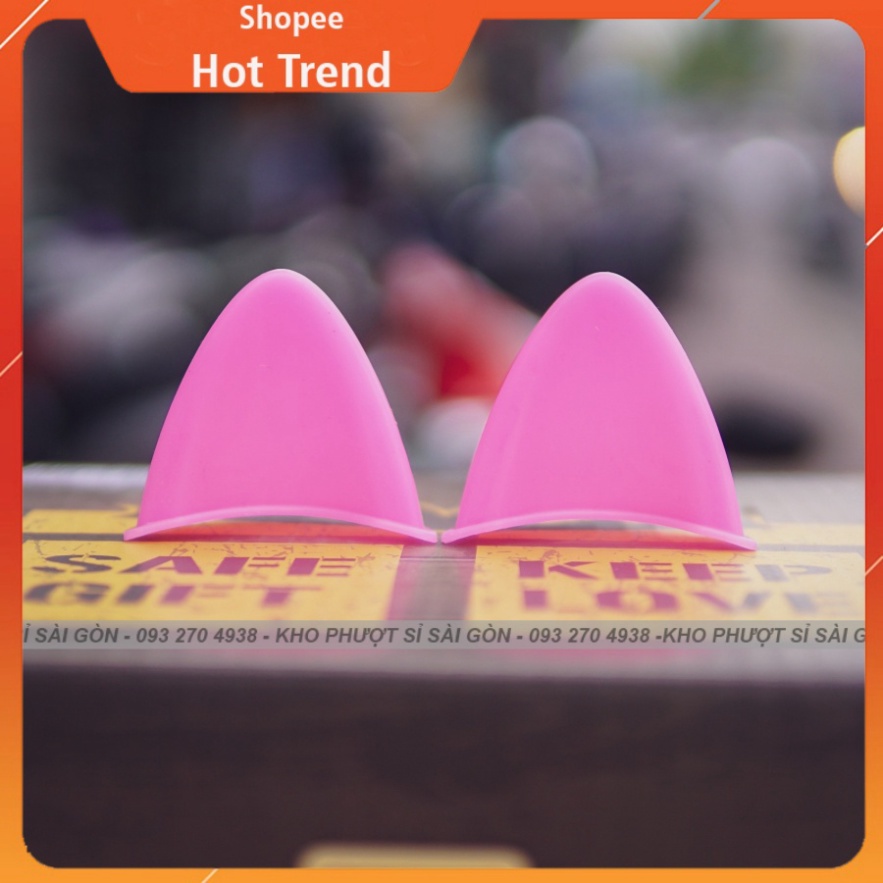 CÓ VIDEO - Phụ kiện gắn nón nón bảo hiểm tai mèo nhựa nhỏ siêu cute - Tai mèo nhựa gắn nón fullface 3/4