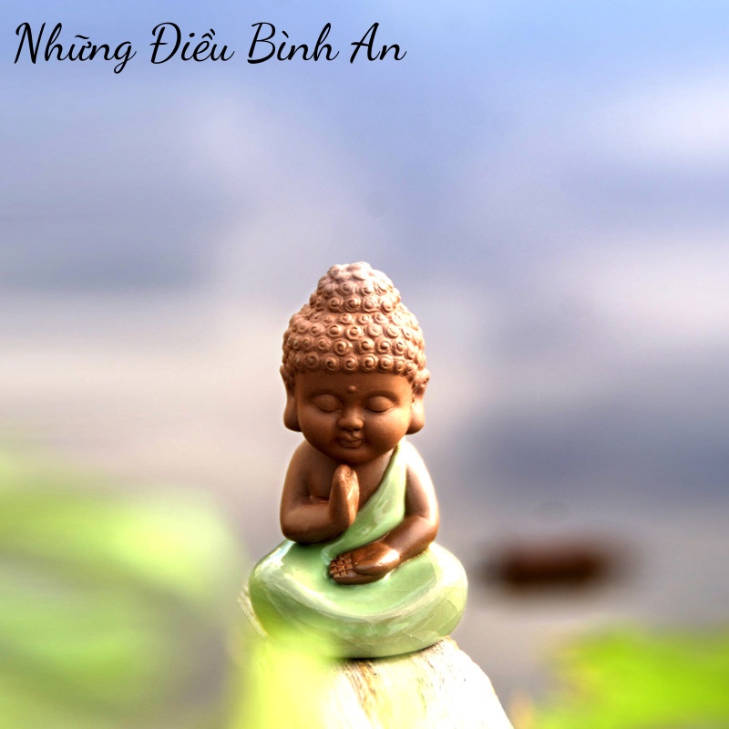 Tượng chú tiểu dễ thương/ Sét 3 nhà sư mang lại bình yên, nhẹ nhàng, thư thái 💕FREESHIP 50k💕 - Những Điều Bình An