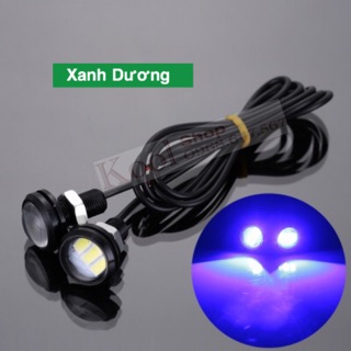 ( Giá 1 đôi ) Đèn Lu Cúc Áo Siêu Sáng Dc 12v