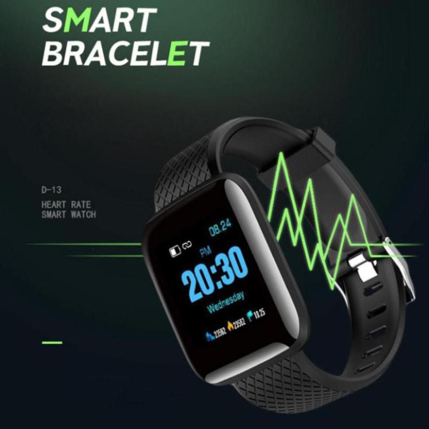 Đồng hồ thông minh d13 kết nối điện thoại nhận thông báo cuộc gọi chống nước theo dõi nhịp tim , theo dõi sức khỏe