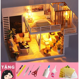 Bộ lắp ráp mô hình nhà gỗ diy - Ngôi nhà mơ ước k031