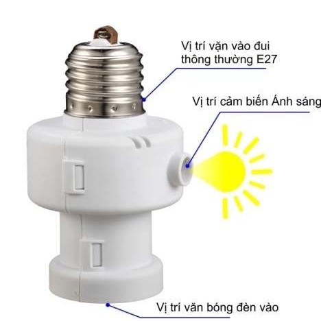 Đui đèn cảm ứng Ánh Sáng
