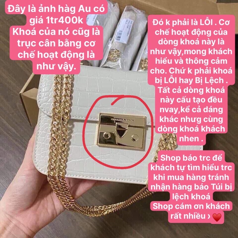 Túi Chữ C Hàng Xuuuất size mini 18cm