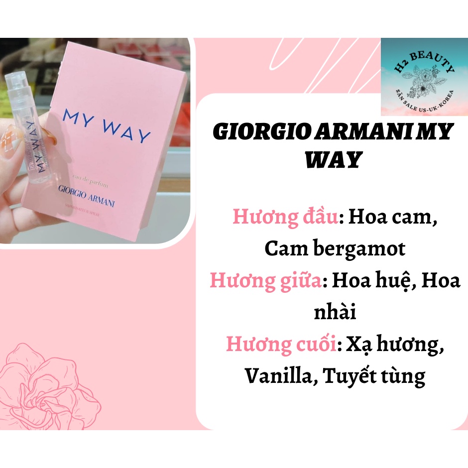 Combo 5 vial nước hoa