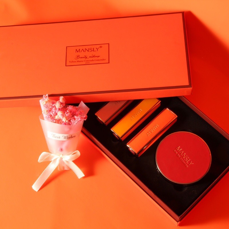 Son Lì matte MANSLY chạm khắc hoa văn | BigBuy360 - bigbuy360.vn