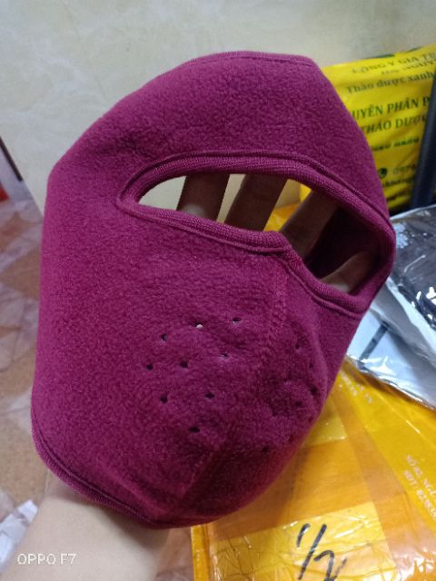 Khẩu trang Ninja vải nỉ bông mềm | BigBuy360 - bigbuy360.vn