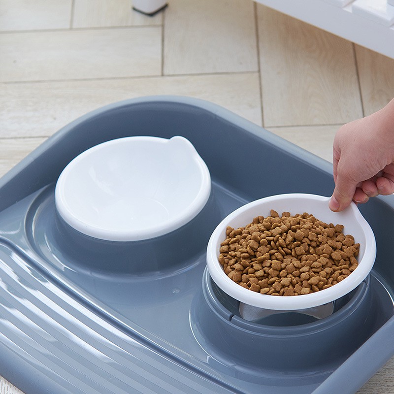 Bát ăn cho chó mèo chống đổ chống lật không bám thức ăn dầu mỡ chất liệu ABS cao cấp - hipipet