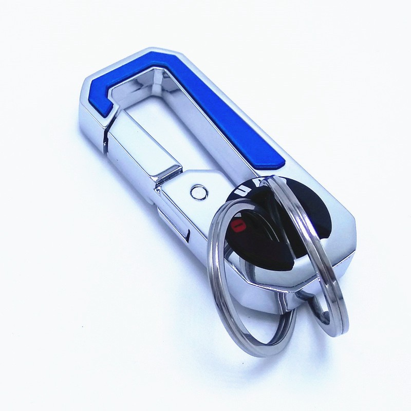 Móc gắn chìa khoá nam inox không gỉ ô tô xe máy OMUDA mã OMD3749