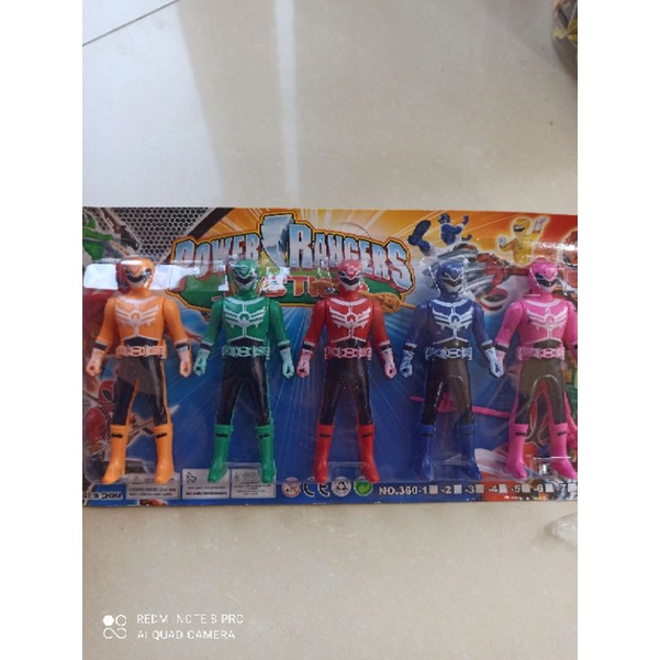 vỉ đồ chơi 5 anh em siêu nhân mini,mô hình siêu nhân