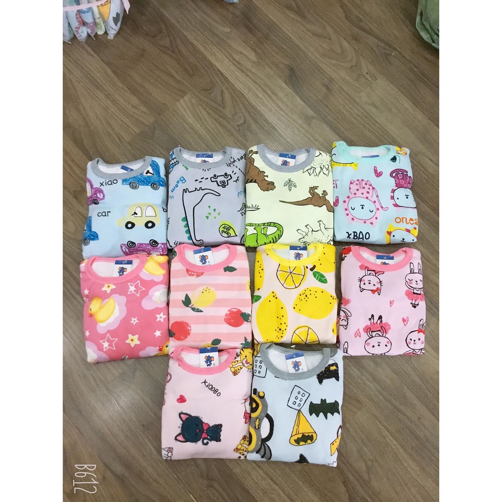 Set 3 bộ nỉ bông cho bé