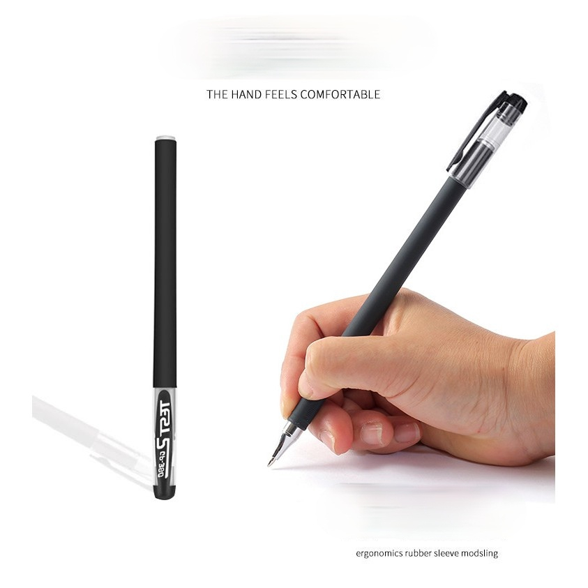 Bút Bi Mực Gel Ngòi 0.5mm Mực Đen Đỏ Xanh Đỏ Dành Cho Học Sinh Nhân Viên Văn Phòng