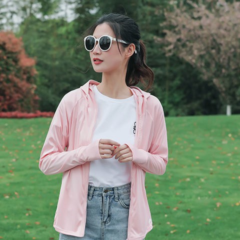 quần áo chống nắng nữ mùa hè mới tia cực tím plus size dài phiên bản Hàn Quốc bán buôn ngoài trời rộng rãi