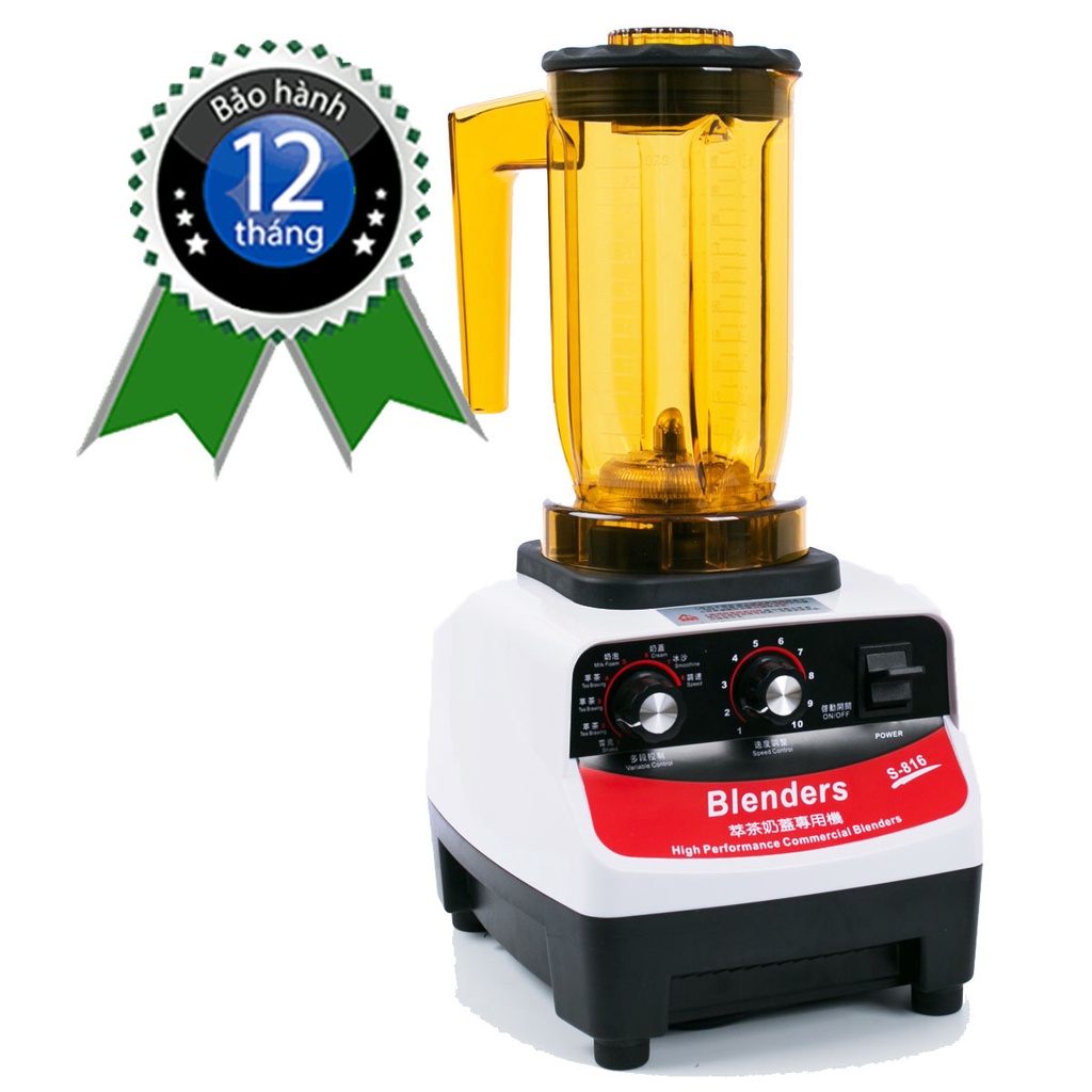 Máy đảo trà đa năng Blender S816 Hàng Nhập Khẩu 1/4 Cối tự chọn ( ghi chú cho Shop )