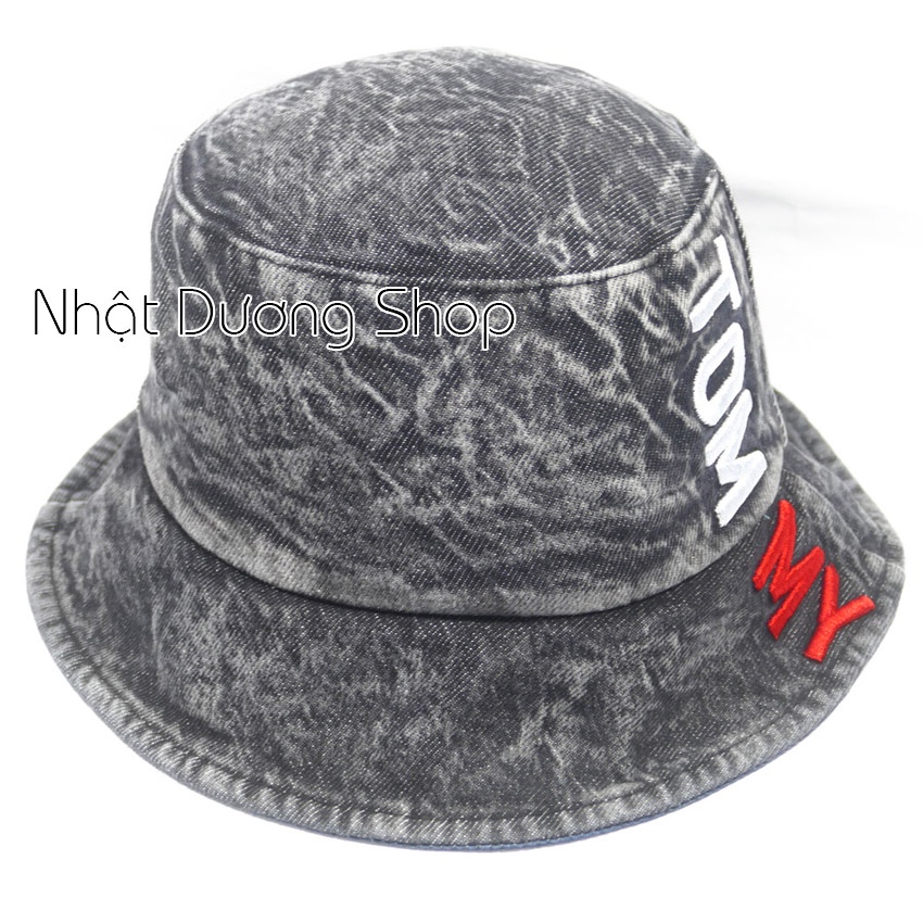 Mũ Bucket Vành Cụp ❤️ Nón Jean Tai Bèo Cao Cấp Kiểu Thêu Chữ Phong Cách Hot trend 2022