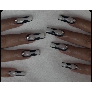 Nailbox ,10 móng úp thiết kế ,đính đá.