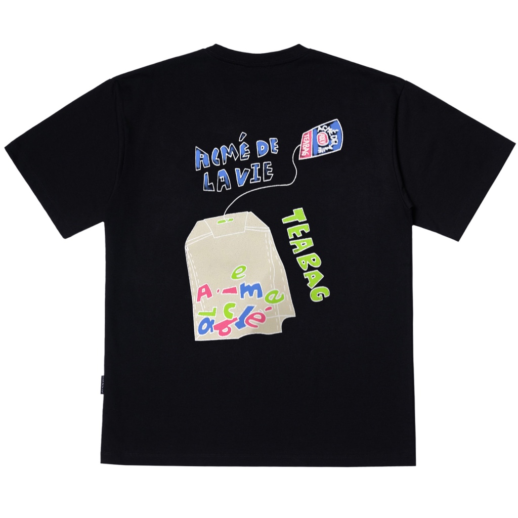 ADLV Áo thun cotton tay ngắn in hình thời trang