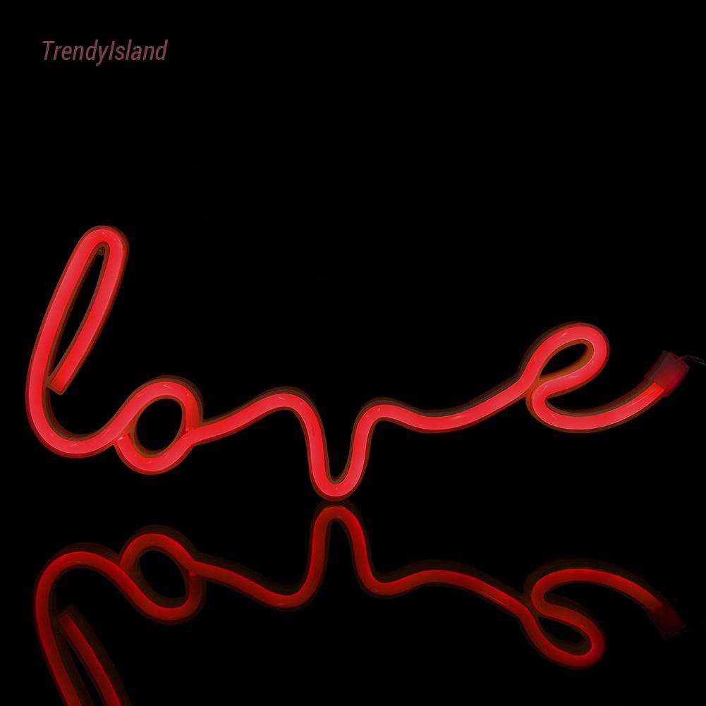 Đèn Led Neon Chữ Love Trang Trí