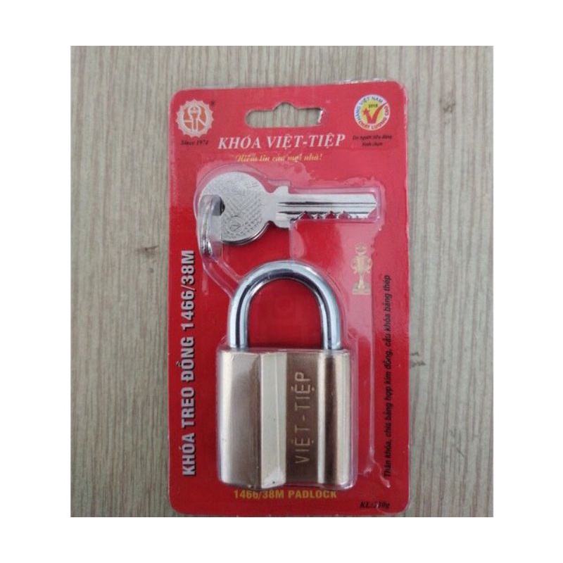 Combo 20 ổ khoá việt tiệp dùng chung 1 chìa chủ