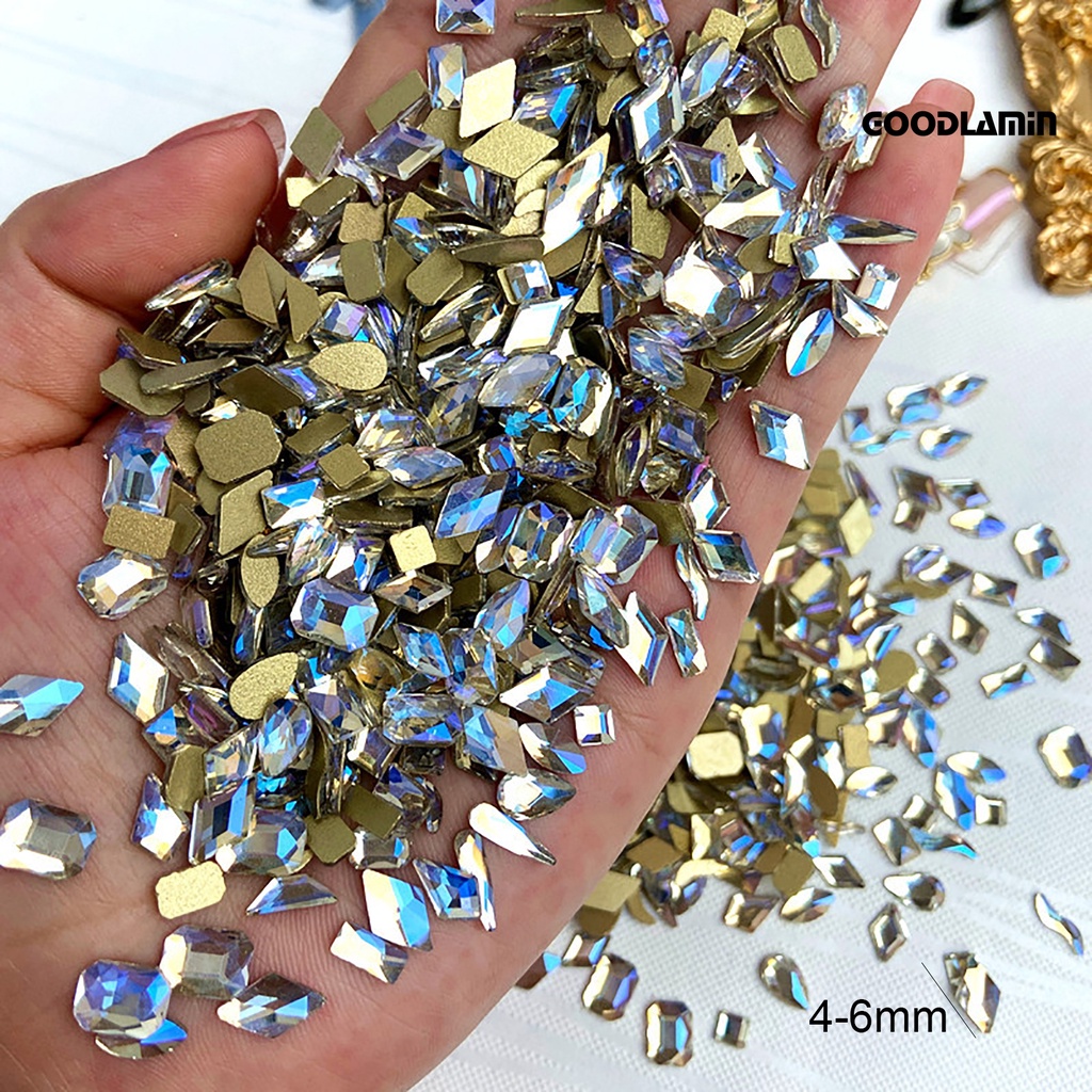 Túi 50 Hạt Đá 3D Lấp Lánh Đính Móng Nghệ Thuật