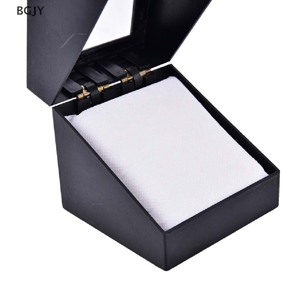 BGJY 1pc wrist watch box 78*78mm plastic earring display storage holder jewelry case NEW