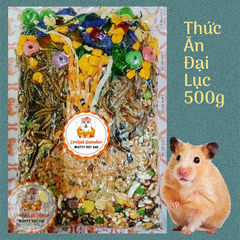 Thức Ăn Hamster Cao Cấp Vị [ Đại Lục Phẩm ] 500g