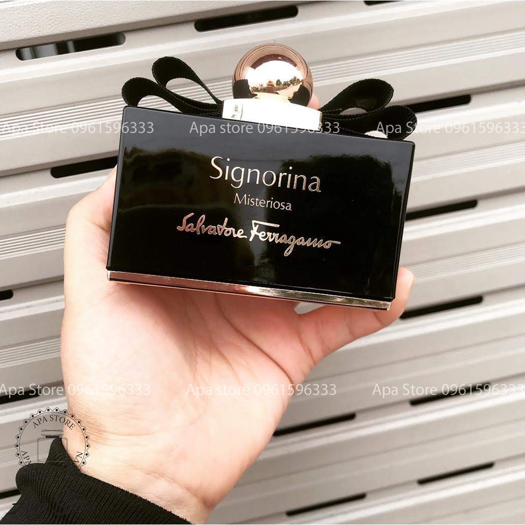 Nước Hoa Nữ Salvatore Ferragamo Signorina Misteriosa Đen Chai Full Apa Store