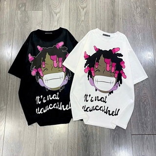 Áo phông nam tay lỡ form rộng áo thun freesize street style hình in cực ngầu unisex SIB061