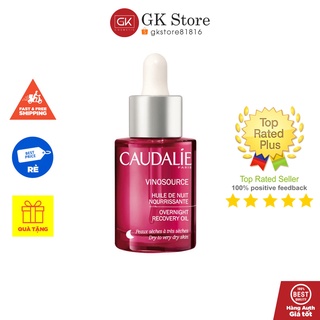 Dầu Dưỡng Đêm Caudalie- Vinosource Overnight Recovery Oil 30ml