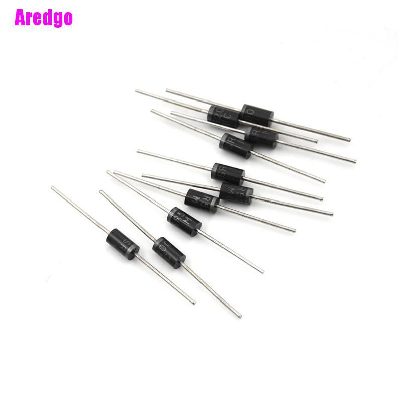 Bộ 10 đi ốt bán dẫn SR5200 SB5200 MBR5200 5A 200V DIP