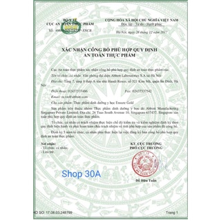 Sữa Ensure Gold