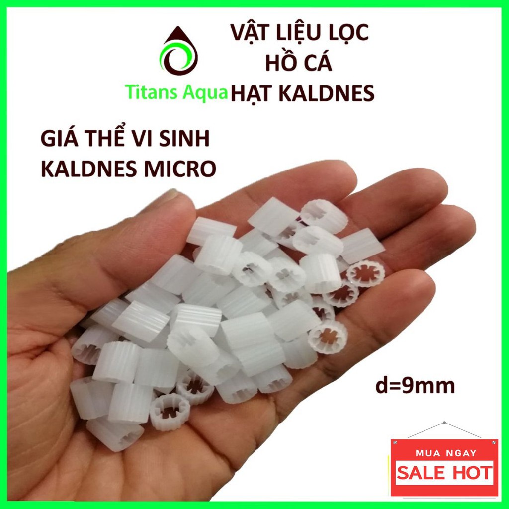 Hạt kaldnes micro - túi 100g - vật liệu lọc hồ cá