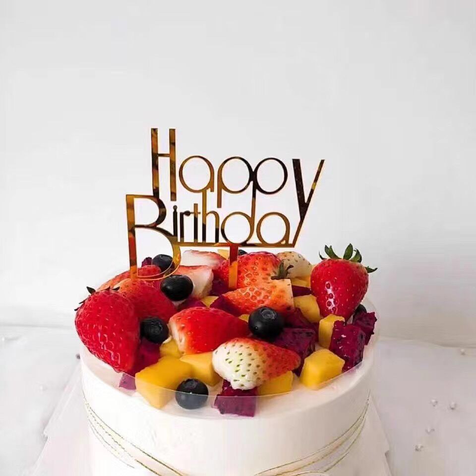 Phụ Kiện Trang Trí Bánh Sinh Nhật Bánh Kem - Combo 10 chiếc Meka B cứng