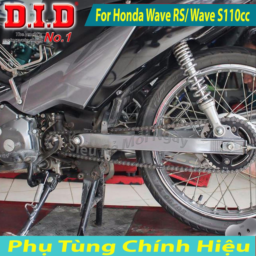 Bộ Nhông Sên Dĩa DID Honda Wave RS, Future NEO, Wave S110cc Sên DID 10ly Thái Lan