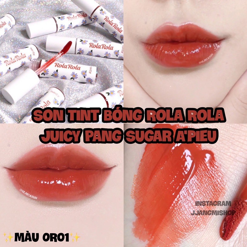 Son Tint Bóng Apieu Rola Rola Juicy Pang Sugar