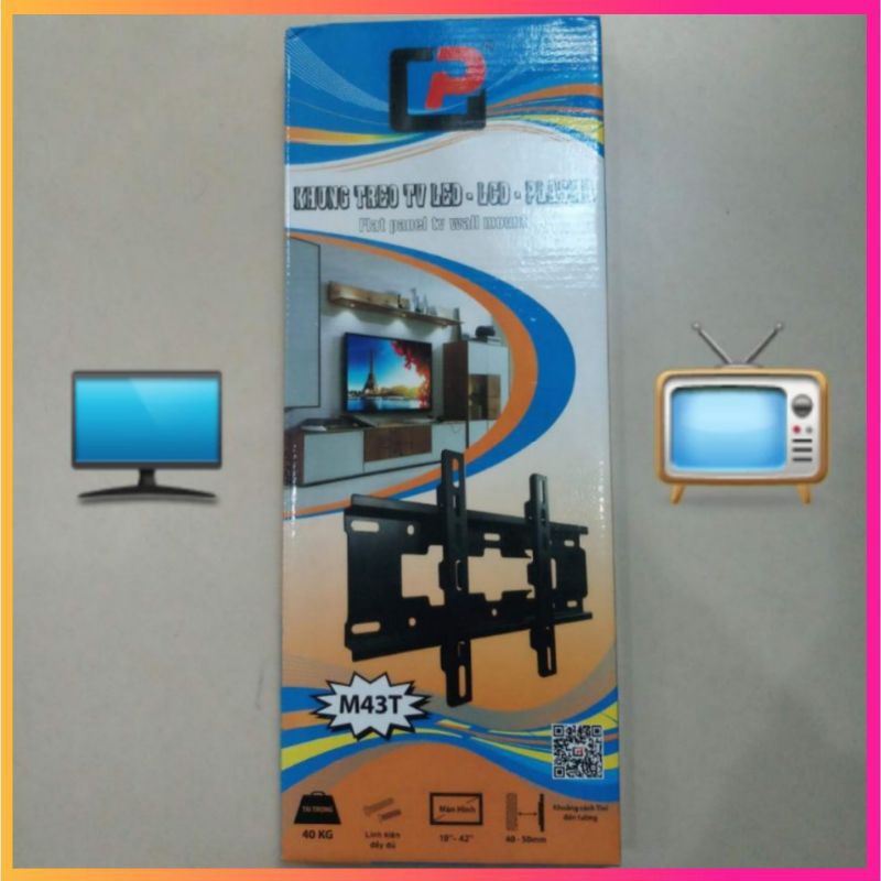 KHUNG SẮT TREO TI VI CỐ ĐỊNH ÁP TƯỜNG CỦA CTY CẢNH PHONG: từ 19 inch đến 65 inch