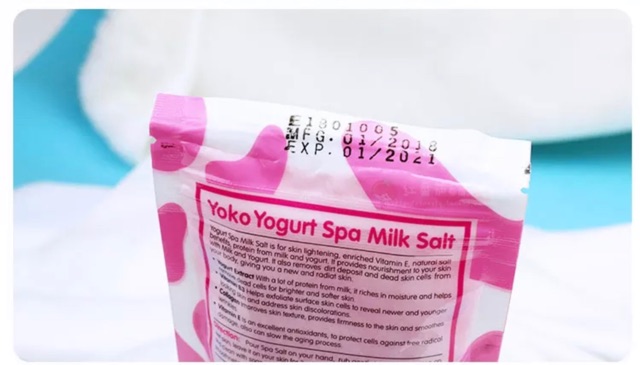 Muối tắm YOKO Sữa Chua - Yoko Yogurt Spa Milk Salt